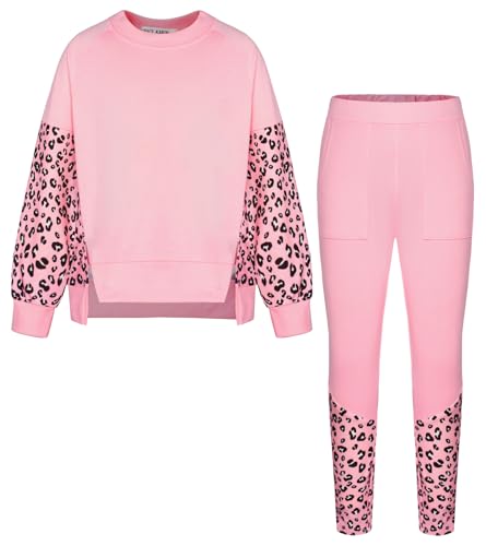 GRACE KARIN Teen Girls Sweatshirt Outfits Clothes Size 10 Tracksuit 2 Piece Pullover Top Leggings Sweatpants Sweatsuit