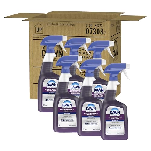 P&G Professional DAWN Kitchen Surface Degreaser - 32 Oz (Case of 6) - For Removing Tough Grease Found in Commercial Kitchens & Food Service (Packaging May Vary)
