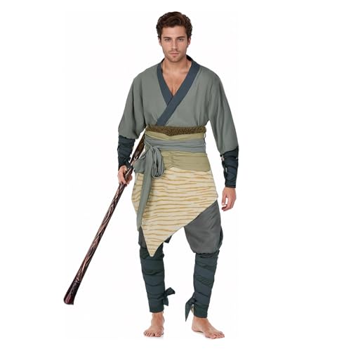 UniqKaliber Black Myth Wukong Cosplay Costume, Monkey King Halloween Suit Sun Wukong Cosplay Adult Goku Costumes for Men