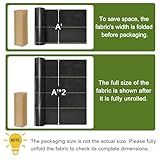 KANAGAWA 8ftx300ft Premium Weed Barrier Landscape Fabric Heavy Duty 3.5OZ, Woven Weed Control Fabric, Good Permeability for Weed Block Gardening Mat, Driveway Fabric, Landscaping Fabric, Ground Cover