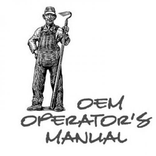 All States Operator's Manual fits Kubota M4900 M5700 M8200 M9000 M6800