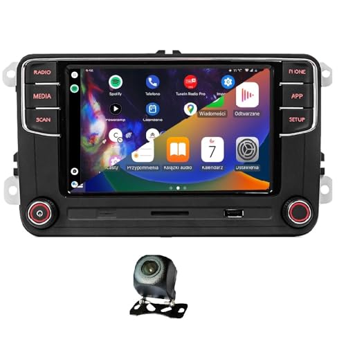 SCUMAXCON Car Stereo Radio RCD360 PRO3S RCD330 Carplay Wireless Android Auto RVC Camera Bluetooth USB AM/FM SD for VW Golf MK5 MK6 Passat Polo Jetta EOS CC