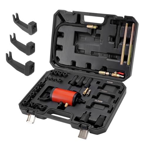 Venussar Pneumatic Injector Puller, with Prolongation Tool, Diesel Injector Puller Kit for Diesel Engines, Diesel Injector Extractor Tool