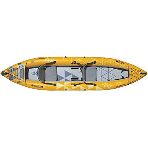 Advanced Elements StraitEdge2 Pro Inflatable Kayak, Yellow, one Size