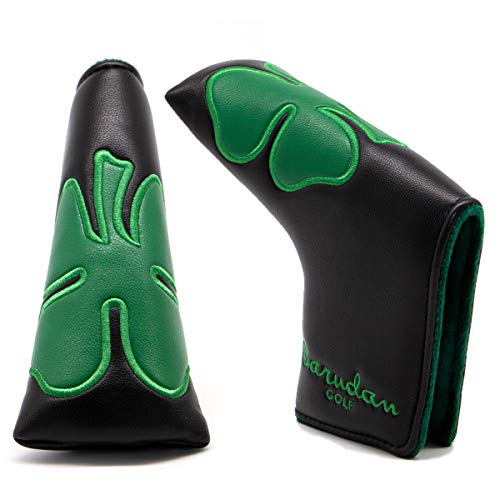 Golf Putter Cover Blade,Putter Covers Golf Club Head Covers Putter Headcover for Blade Leather Golf Putter Head Covers with Magnetic for Most Brand (Black)
