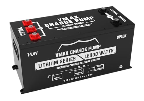 VMAX VCP18K Charge Pump 18,000W LTO Lithium Titanate 14.4V Battery for 12 Volt Car Audio, Voltage Stabilizer, High Current Surge.