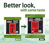 CHOI's 1 Organic Roasted Seaweed, Gim, Sushi Nori/ (50 full sheets)/ Product of Korea/ Gold Grade- Vegan, Keto, Gluten Free, Full of Fiber, Vitamin, Mineral, High protein, Omega 3's