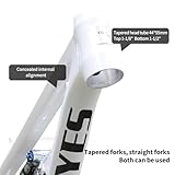 BSFHQS 15/16.5/18" Full Suspension Frame 27.5/29ER Mountain Bike Soft Tail Frame DH/AM/FR/Enduro Aluminium Alloy Frame 170-190mm Travel 12 * 148mm Boost Thru Axle Disc Brake(White,27.5 * 15in)