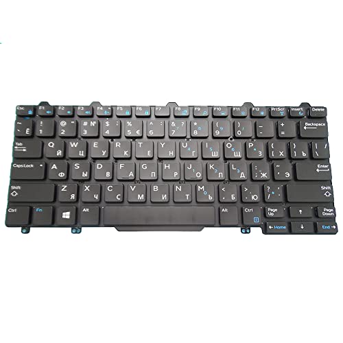 Russia RU Laptop Keyboard for DELL Latitude E5250 E5270 E7250 E7270 3160 3150 7350 2-in-1 00V3YK 0V3YK NSK-LMABC 0R PK1313O1B06 Russian RU Black with Backlit Used