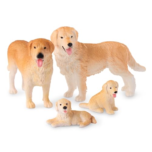 Terra by Battat – Toy Golden Retriever Dog Figurine – Small Puppy for Farm Animal Playsets – Realistic Pet Toy for Toddlers & Kids – Collectible Animal Figures 3+ Years