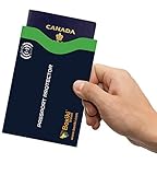 RFID Blocking Passport Sleeves, Set with Color Coding. Identity Theft Prevention RFID Blocking Envelopes (Set of 5 Passport Holders), Navy Blue, Passport - 5 Pcs