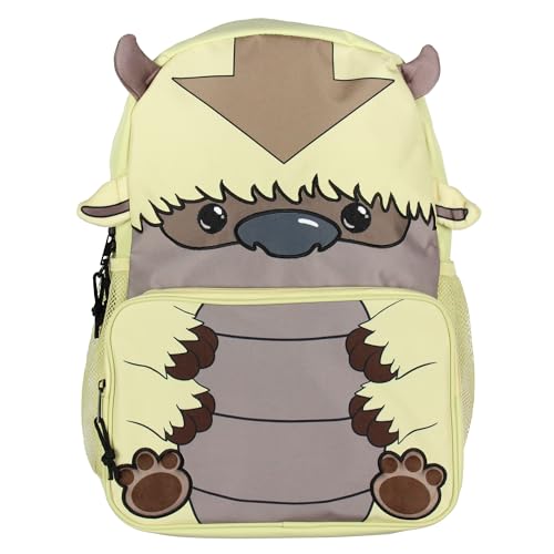 Mad Engine Appa Backpack Nickelodeon Avatar The Last Airbender Appa The Sky Bison 17" Backpack Laptop School Travel Book Bag