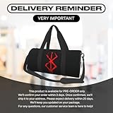 Anime Gym Bag for Women Men - Large Capacity Waterproof Workout Fitness Travel Sports Bags Fashion Street Camping Weekender Expandable Carry On Duffle Bag For Couple (B8)