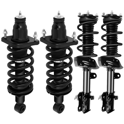 Complete Front and Rear Pair Strut and Coil Spring Assembly for Honda CR-V 2007 2008 2009 2010 2011 KFKGF Quick Strut Assembly Replace 172497L 172497R 272491 272492