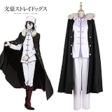 Echunchan Bungo Stray Dogs Fyodor. D Dostoevsky Cosplay Costume Men Women Halloween Party Outfit (XL, Female)