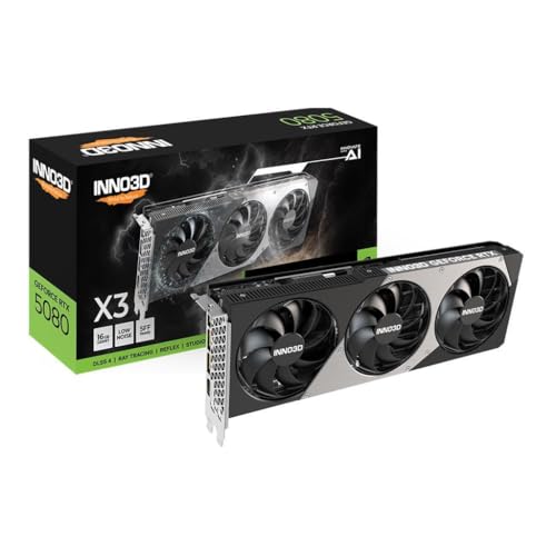 Inno3D Nvidia GeForce RTX5080 x3 16GB 256Bit GDDR7 Graphics Card N50803-16D7-176068N