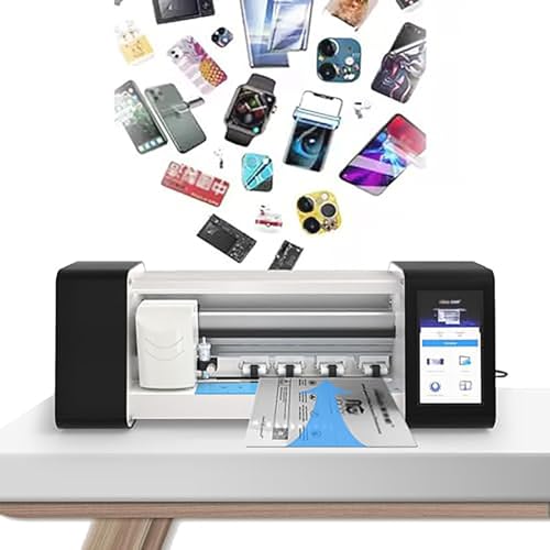 Intelligent Film Cutting Machine for hydrogel TPU Screen Protector for Mobile Phone Front, Mobile Phone Screen Protector Multi-Function Machine Cutting, for Smartphone, Watch, Tabl