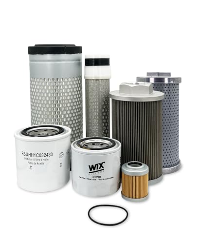 HERO® Maintenance Filter Kit For Kubota U35-4 Excavator Cabin Model