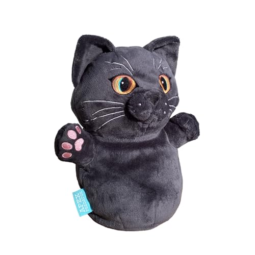 dinofactory Thomas Cat Golf Head Cover Kitten Driver Headcover (Dark Gray)