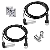 Zreneyfex 2 Pcs Truck Wheel Speed ABS Sensor Harness Replacement for Meritor Replacement for Wabco 4410328140 4410326180