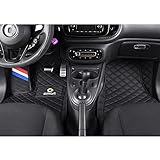 DIUKES Car Floor Mats for Smart 453 fortwo 2015 2016 2017 2018 2019 2020 All Inclusive Waterproof Floor Mats Non-Slip Full Coverage Protective Carpet Accessories,B