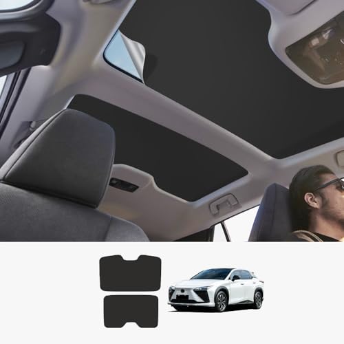 Upgrade Nano-Electrostatic Adsorption Insulation, Heat Preservation Sunroof Sunshade Roof Compatible with Lexus RZ300E RZ450E No Installation Required Zero Collapse