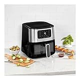 Cuisinart Air Fryer Oven – 6-Qt Basket Stainless Steel Air Fryer – Dishwasher-Safe Parts with 5 Presets – Roast, Bake, Broil, Air Fry and Keep Warm – Quick & Easy Meals – AIR-200