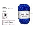 LovLim Crochet Yarn kit, 12x60g Chenille Yarn Skeins for Crochet and Knitting, 1200+ Yard, Free Crochet/Amigurumi Patterns, Craft Worsted Yarn Perfect Starter Kit