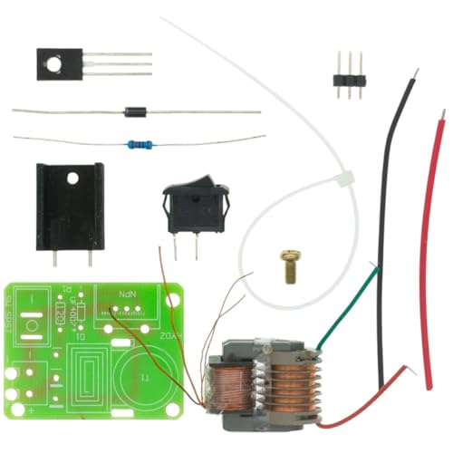 15Kv DIY Kit | 15Kv High Frequency Dc High Voltage Arc Ignition Generator Inverter Boost Step-Up 18650 3.7V DIY Kit U Core Transformer Suite New 2026 High for Reliable Electronic Component