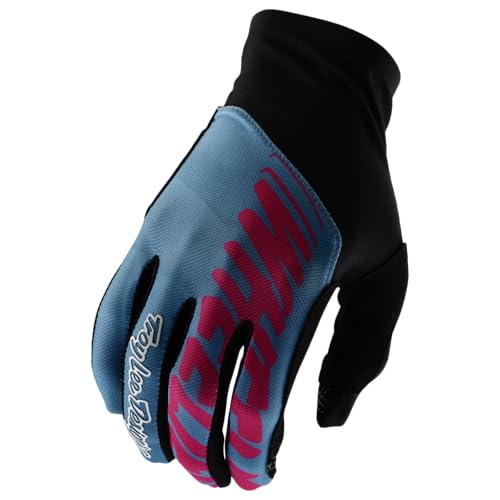 Troy Lee Designs Flowline Glove (2025) for Mountain Bicycle Biking MTB, Peace-Up Cobalt, Large
