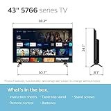 PHILIPS 43" Class 4K Ultra HD (2160p) Android Smart LED TV with Google Assistant (43PFL5766/F6)