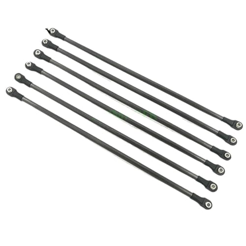 XCVGBNKL 180mm-500mm Carbon Tube Diagonal Push Rod Arm + 5347 Rod End Bearing kit for Rostock for Delta for Kossel/for tevo 3D Printer(500mm Carbon Tube)