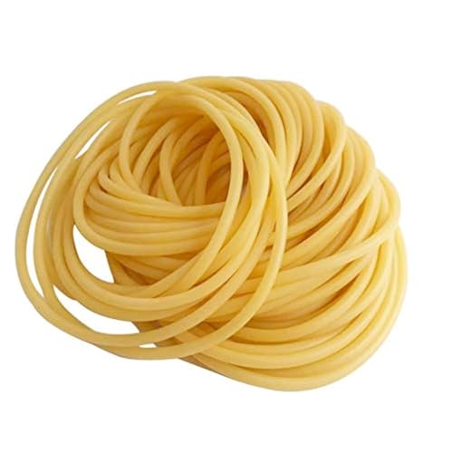 SUCOHANS Latex Tubing, 1/4" I.D. x 3/8" O.D. x 1/16" Wall/Speargun Band Slingshot Catapult Surgical Tube Rubber Hose ONE Continuous Piece