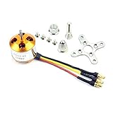 QWinOut A2212 2200KV Brushless Outrunner Motor with Mounts 6T for DIY RC Aircraft Plane Multi-Copter Quadcopter Drone (4 Pcs)