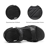 DREAM PAIRS Men's Sandals Hiking Water Beach Sport Outdoor Athletic Arch Support Summer Sandals,Size 9,Black,SDSA228M