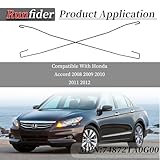 runfider 2PCS LH&RH Trunk Rear Lid Torsion Spring Fit for Honda Accord 2008 2009 2010 2011 2012 Replace 74872TA0A00 74872TA0G00