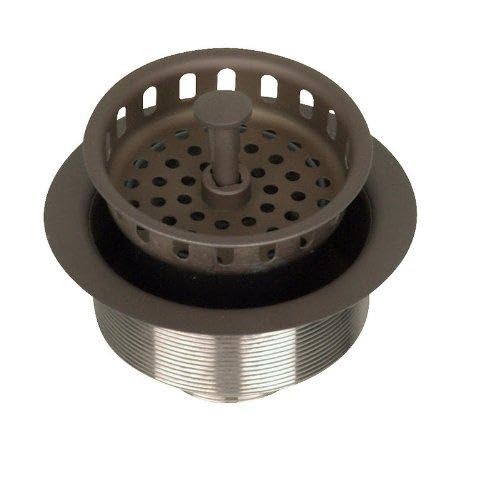 Bates D2000.OC - DRAIN - 3.5" LARGE BASKET STRAINER W/BASKET, SOLID BRASS W/WASHERS AND NUTS. DISTINCTIVE PLUMBING FITTINGS. FINISH: OLD COPPER