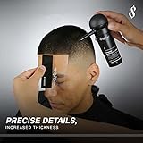 The Rich Barber N'Hance Pro Barber Kit I - Professional 3-in-1 Hair & Beard Styling Set - Keratin-Infused Hair Building Fibers, Applicator Pump, Application Card - Hairline Enhancer & Volumizing Spray