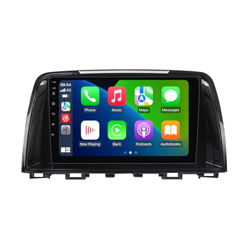 8Core 2+32GB 9" QLED Touch Screen Android Car Stereo for Mazda 6 III GL GJ 2012-2017 Radio Built-in Car-Play Android Auto GPS Navigation Dash Kit