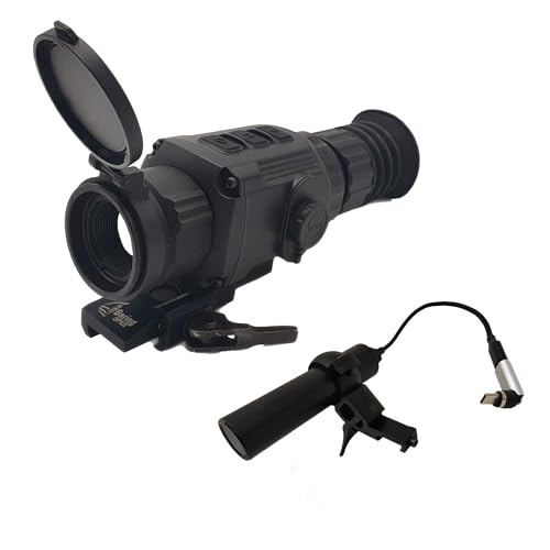 Bering Optics Hogster Stimulus VR Thermal Weapon Sight with Photo & Video Recording and Wi-Fi streaming + Power Kit compatible with Super Yoter, Super Hogster, Hogster Thermal Scopes for Night Hunting