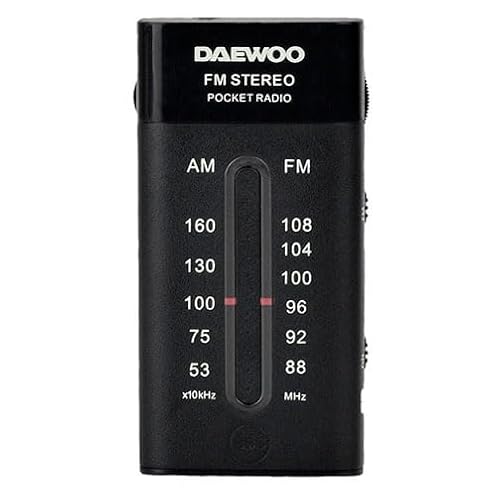 Daewoo DW1109 Portable Mini Radio Black