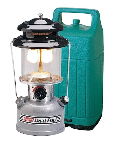 Coleman Premium Dual Fuel Lantern with Carry Case - The Ideal Portable Lantern for Outdoor Adventure