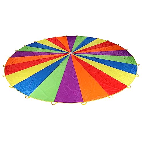 Sonyabecca Play Parachute for Kids Tent Cooperative Team Building Birthday Games (20ft)