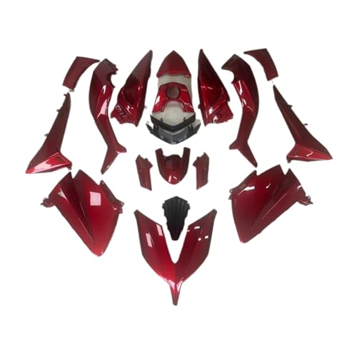 For Yamaha TMAX 530 2015-2016 Motorcycle Fairing Kit Body Kit Plastic Accessories Full Body Smooth Red Fenders