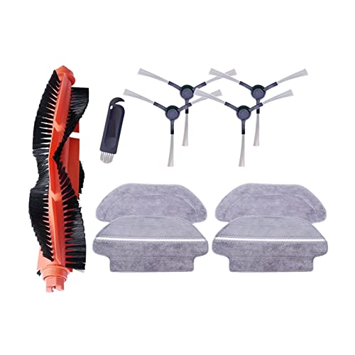 Youngran Replacement Side Roller Brush Mop Cloths Kit Compatible for Xiaomi STYJ02YM Robot Vacuum Cleaner Spare Parts Accessories Leisurely (Color : XM053)