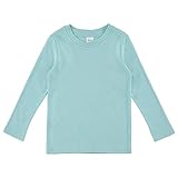 Cudlie 5-Pack Infant Girl Long Sleeve Shirt - Basic Baby Tees, Blouses, Tops - Solid Polka Dot & Printed Tshirts, 18M