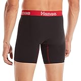 Hanes Men's Underwear Boxer Briefs Pack, Moisture-Wicking Underwear, Stretch-Cotton Boxer Briefs, 6-Pack