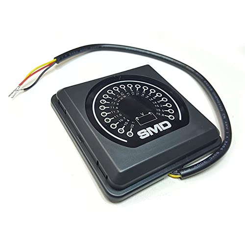 SMD VM-1 Analog LED DC Volt Meter (12v) by MSD Ignition