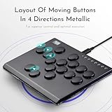 HITBOX Haute42 Metal Joystick Hitbox Controller Arcade Fighting Stick For PC/Ps3/ Ps4 / Switch/Steam Mini Hitbox (M13)