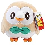 Pokemon Legends: Arceus Starters 8" Plush 3-Pack - Rowlet, Cyndaquil & Oshawott - Officially Licensed - Authentic Soft Stuffed Animal Toy Figures - Gift for Kids, Boys, Girls - 2+